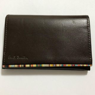 ポールスミス(Paul Smith)の【もとー様専用】ポールスミス　ストライプポイント名刺入れ(名刺入れ/定期入れ)