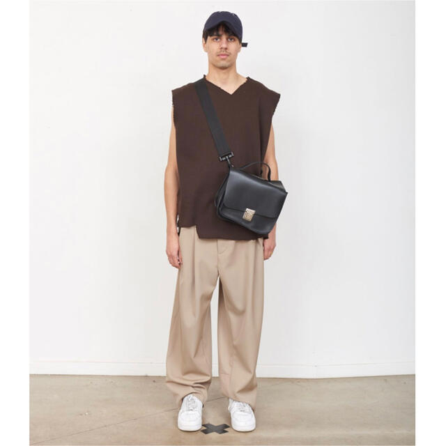 CAMIEL FORTGENS-RIB SPENCER JERSEY VEST