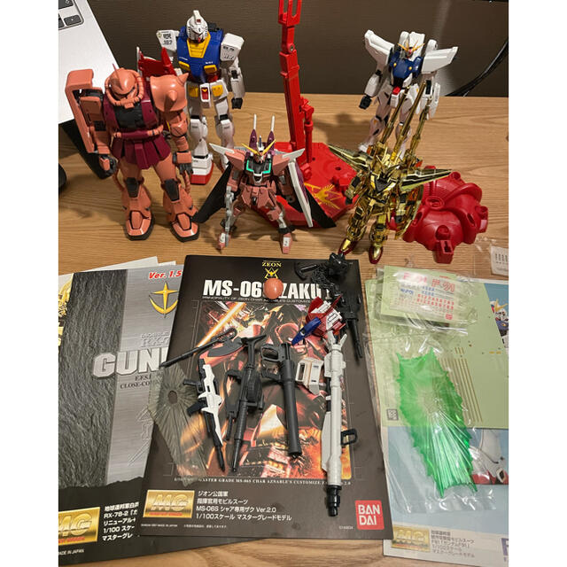 ガンプラ ジャンク セット MGシャア専用ザク Ver.2.0 他