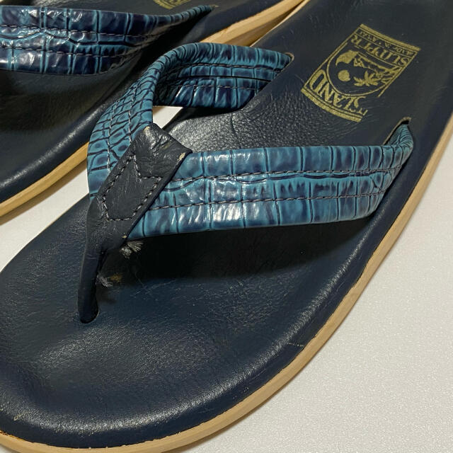 ISLAND SLIPPER(アイランドスリッパ)のアイランドスリッパー　ネイビークロコ　9号(26cm) メンズの靴/シューズ(サンダル)の商品写真