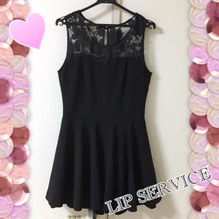 リップサービス(LIP SERVICE)のLIP SERVICE ミニワンピ 美品(ミニワンピース)