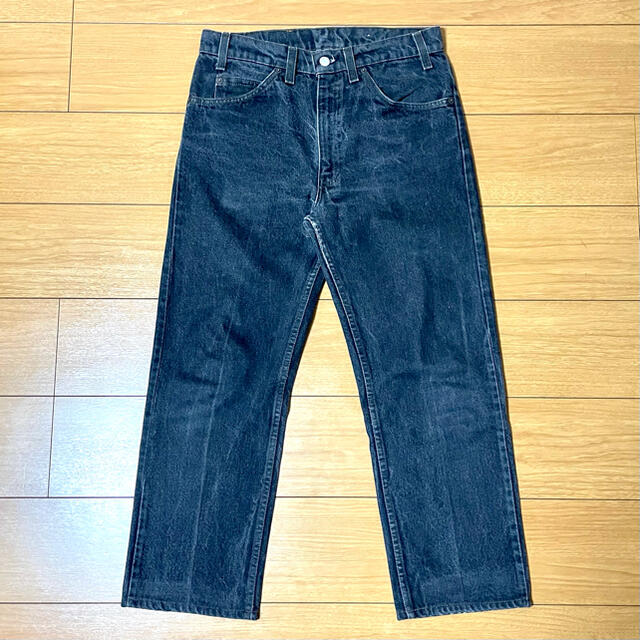 Levi's(リーバイス)の80s 先染め リーバイス 505 ブラック ビンテージ メンズのパンツ(デニム/ジーンズ)の商品写真