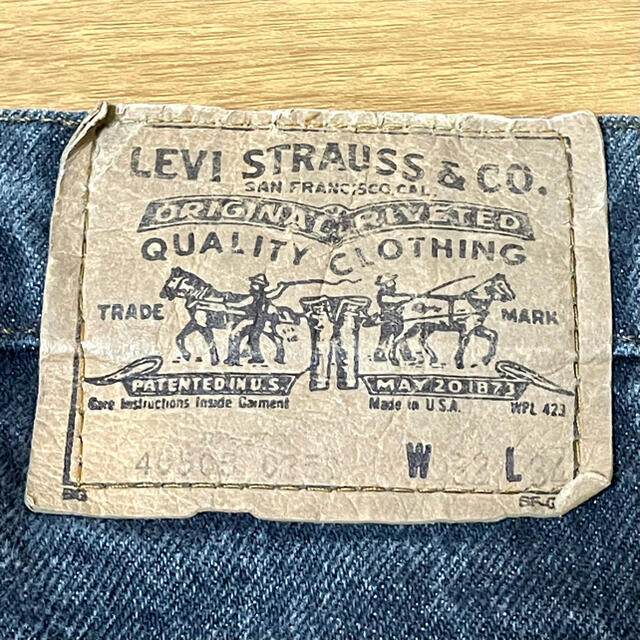 Levi's(リーバイス)の80s 先染め リーバイス 505 ブラック ビンテージ メンズのパンツ(デニム/ジーンズ)の商品写真