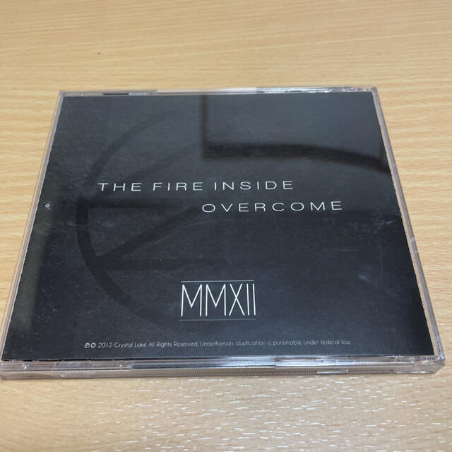 CRYSTAL LAKE  THE FIRE INSIDE / OVERCOME エンタメ/ホビーのCD(ポップス/ロック(邦楽))の商品写真