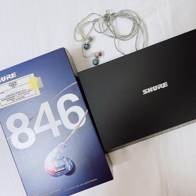 Shure se846 クリア　イヤホン