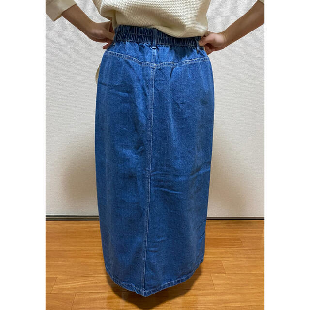デニムロングスカート（LUTIQUE） レディースのスカート(ロングスカート)の商品写真