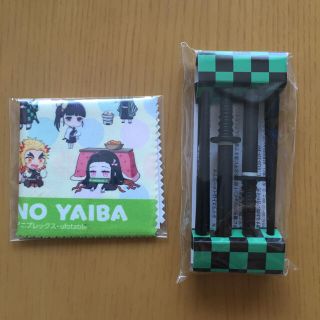 新品 鬼滅の刃 日輪刀のお箸   鬼滅の刃みかんのオリジナルクロス  (キャラクターグッズ)