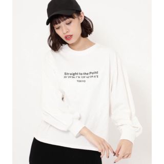 ローズバッド(ROSE BUD)のローズバッド　ボリュームスリーブ　カットソー　ロンT Tシャツ　長袖(Tシャツ(長袖/七分))