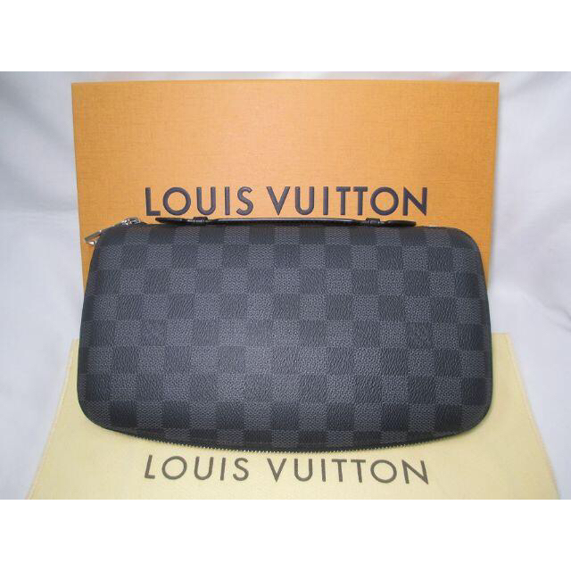 低価格 トラベルケース ルイヴィトン 新品同様品 - VUITTON LOUIS セカンドバッグ 黒ダミエ 長財布 セカンドバッグ/クラッチバッグ