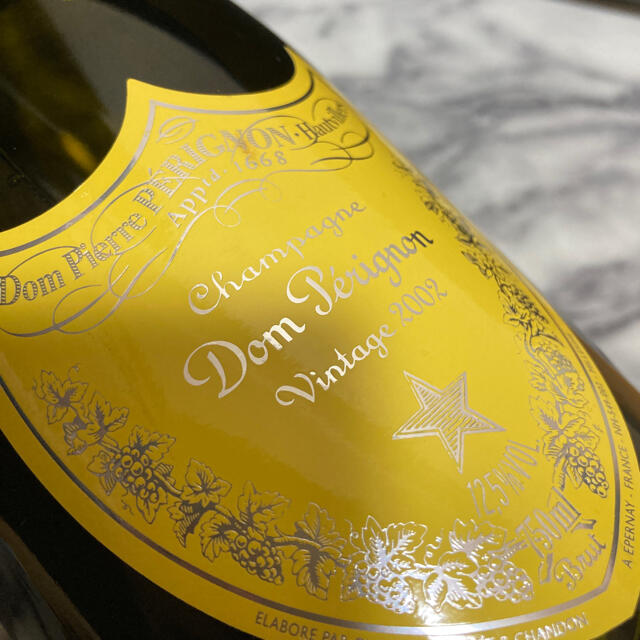 Dom Pérignon(ドンペリニヨン)のドン・ペリ カラーラベル イエロー 食品/飲料/酒の酒(シャンパン/スパークリングワイン)の商品写真
