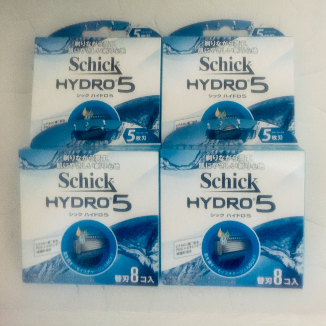 Schick シック  ハイドロ5 替刃 8個入  ４箱