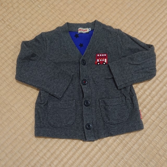 mikihouse(ミキハウス)のミキハウス カーディガン 90 キッズ/ベビー/マタニティのキッズ服男の子用(90cm~)(カーディガン)の商品写真