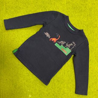 ハッカキッズ(hakka kids)のハッカ☆キッズ　恐竜柄トレーナー(110)(Tシャツ/カットソー)