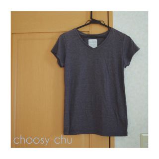 チュージーチュー(choosy chu)のトップス ◎ グレー(Tシャツ(半袖/袖なし))