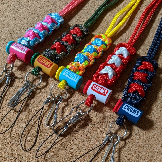 CHUMS(チャムス)のCHUMS ハンドメイド ネックストラップ ハンドメイドのアクセサリー(キーホルダー/ストラップ)の商品写真