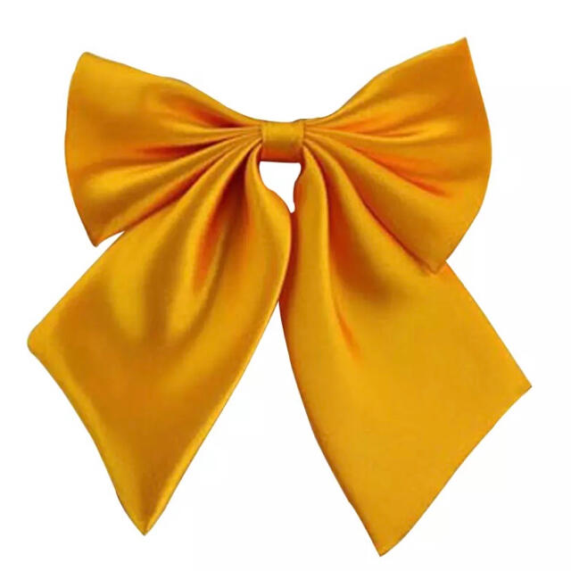 黄色 制服 リボン スクール 卒業式 入学式 レディースのファッション小物(ネクタイ)の商品写真