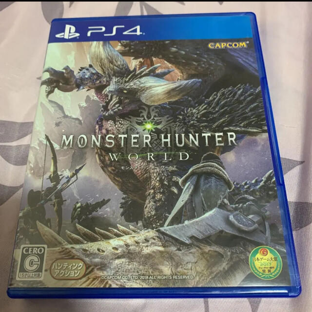 モンスターハンターワールド　MHW PS4 エンタメ/ホビーのゲームソフト/ゲーム機本体(家庭用ゲームソフト)の商品写真