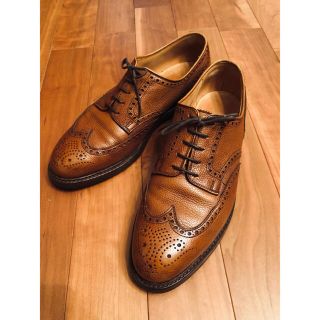 クロケットアンドジョーンズ(Crockett&Jones)のたつろ様専用　501 クロケットアンドジョーンズ　フルブローグ 8.5E(ドレス/ビジネス)