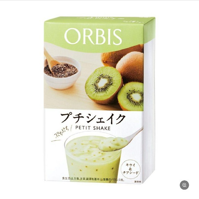 ORBIS(オルビス)のオルビス★プチシェイク★キウイ＆チアシード2袋 食品/飲料/酒の加工食品(レトルト食品)の商品写真