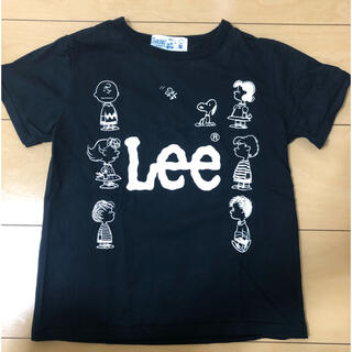 Lee  PEANUTS  130   半袖  黒(Tシャツ/カットソー)
