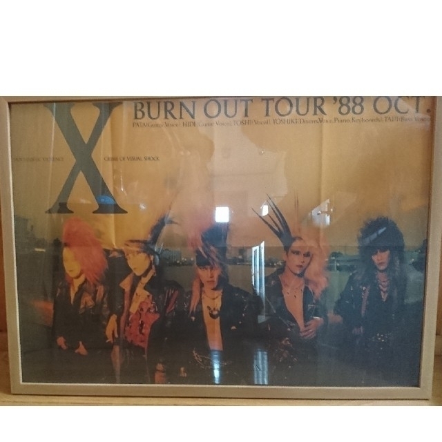 【貴重】X JAPAN BURN OUT TOUR '88 OCT.