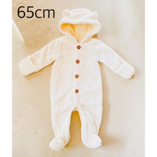 ベビーギャップ(babyGAP)の【baby Gap 65cm】お出かけ用アウター  ふわふわくまさん 上着🧸(ジャケット/コート)