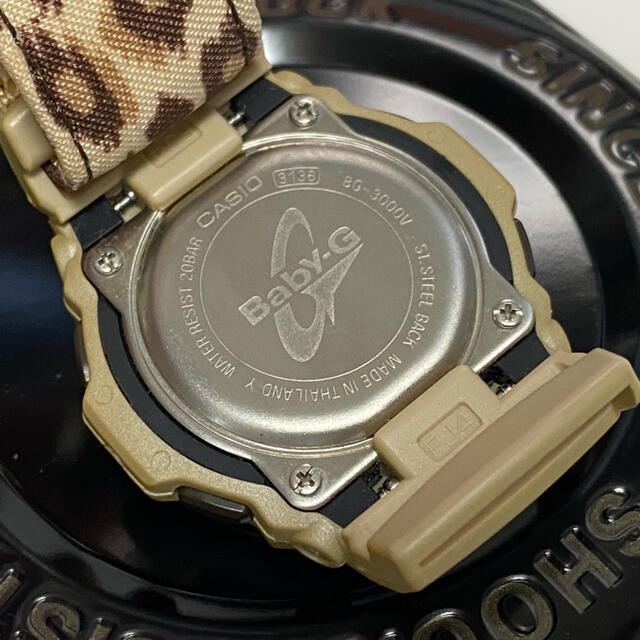 Baby-G - baby-G-SHOCK/BG-3000V/レオパード/ヒョウ柄/ゴールド/絶版の