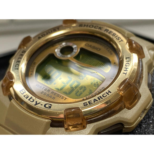 Baby-G - baby-G-SHOCK/BG-3000V/レオパード/ヒョウ柄/ゴールド/絶版の