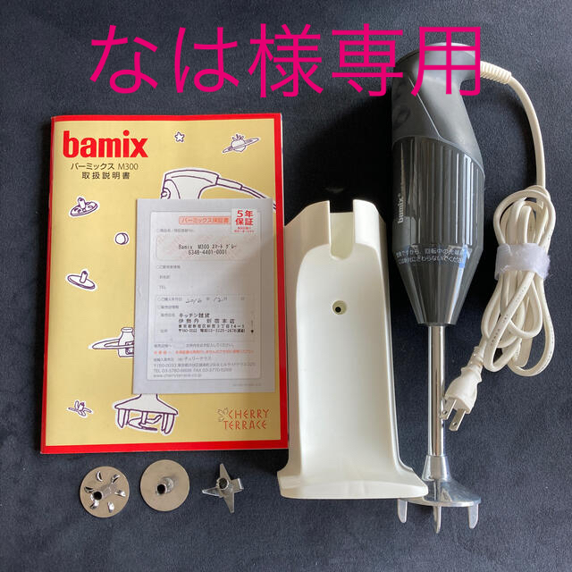 bamix(バーミックス)の【USED】Bamix M300 スマート グレー スマホ/家電/カメラの調理家電(ジューサー/ミキサー)の商品写真