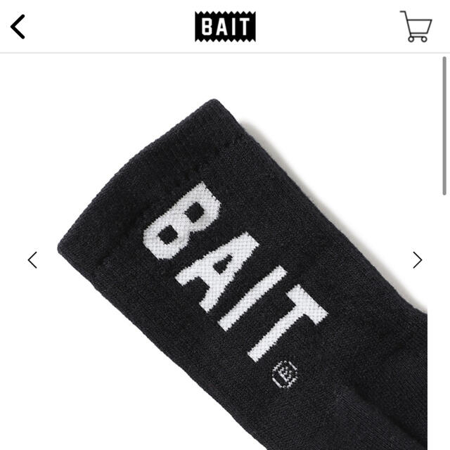 UNDEFEATED(アンディフィーテッド)のBAIT LOGO CREW SOCKS - 777-BAT-SCS-001 メンズのレッグウェア(ソックス)の商品写真