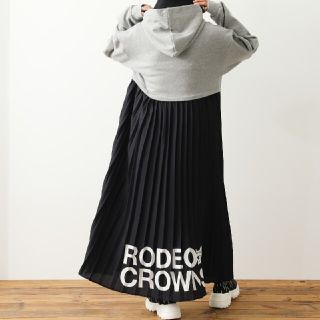 ロデオクラウンズ(RODEO CROWNS)のロデオクラウンズ☆バックプリーツ パーカーマキシワンピース(ロングワンピース/マキシワンピース)