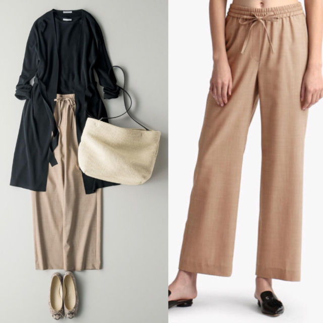 Theory 19ss プルオンパンツ グレー