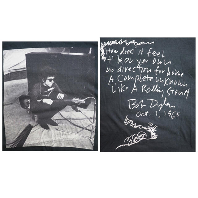 HYSTERIC GLAMOUR(ヒステリックグラマー)のHysteric Glamour×Bob Dylan 1965 Pt Tee メンズのトップス(Tシャツ/カットソー(七分/長袖))の商品写真