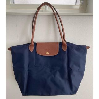 ロンシャン(LONGCHAMP)のLongchamp ショルダーバッグL ネイビー(ショルダーバッグ)