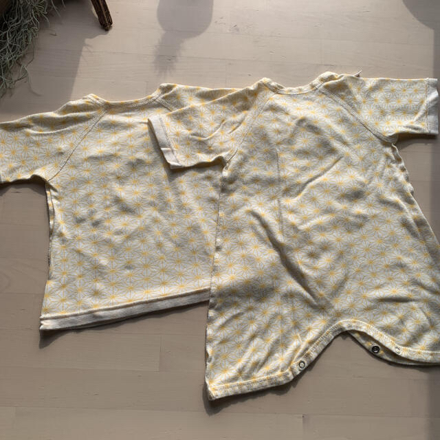 《新生児セット》赤ちゃんの城 短肌着 コンビ肌着セット 50～60 キッズ/ベビー/マタニティのベビー服(~85cm)(肌着/下着)の商品写真