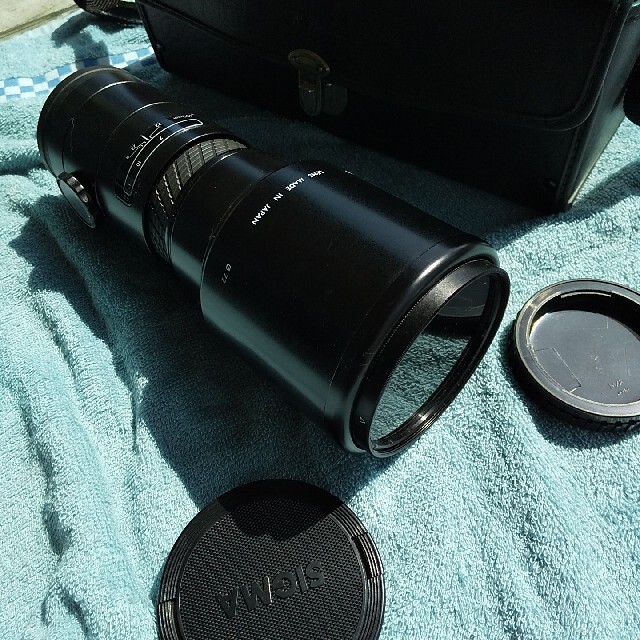 望遠レンズ400mmシグマケース付き 2