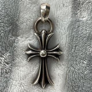 クロムハーツ(Chrome Hearts)のChrome Hearts クロムハーツ small cross スモールクロス(ネックレス)