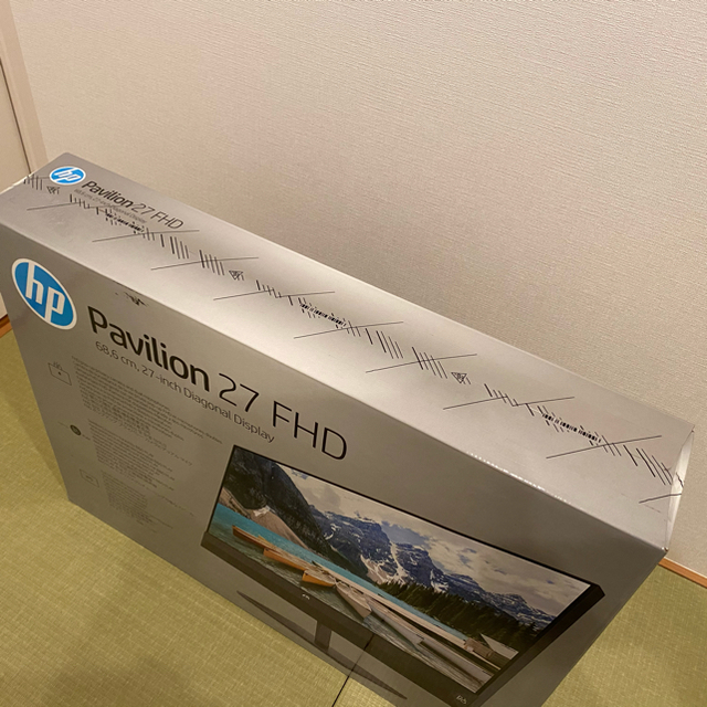 新品未使用品 HP モニター 27インチ Pavilion 27 FHD 1台1920x1080入出力端子