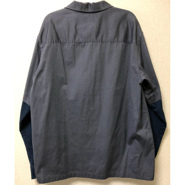Supreme 2-Tone Work Shirt Dark Grey L 美品 1