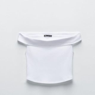 ザラ(ZARA)のZARA オフショルダーTシャツ(Tシャツ(半袖/袖なし))