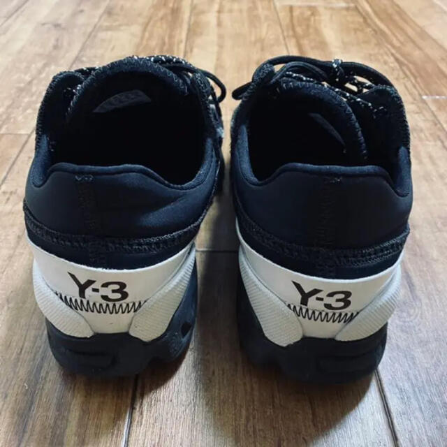 Y-3 スニーカー オールブラック 2