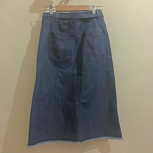 Ciaopanic(チャオパニック)のデニムラップスカート レディースのスカート(ひざ丈スカート)の商品写真