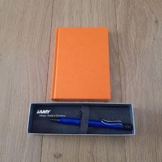 ラミー(LAMY)のLAMYボールペン サファリブルー&特製ブックノート(ペン/マーカー)