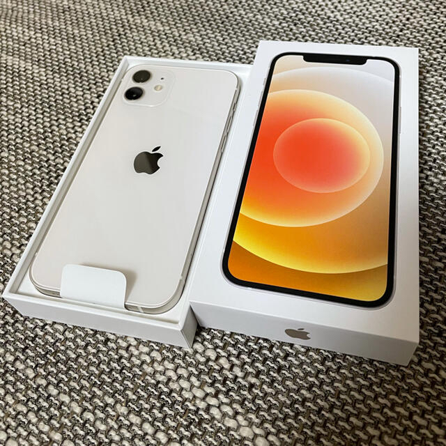 iPhone12 64GB 白 ホワイト SIMフリー 白ロム No.1 - スマートフォン本体