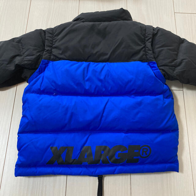 XLARGE(エクストララージ)の【再値下げ】X-LARGEダウン、ダウンベスト キッズ/ベビー/マタニティのキッズ服男の子用(90cm~)(ジャケット/上着)の商品写真