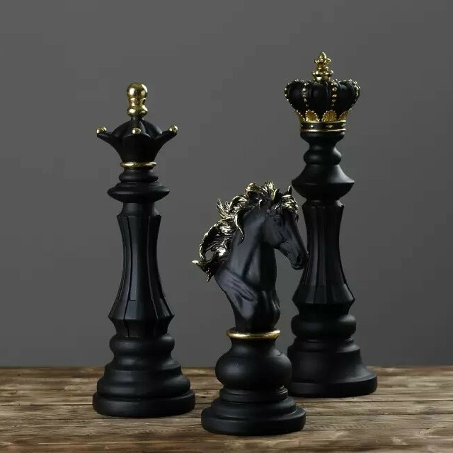 ３個セット　チェス駒　オブジェ