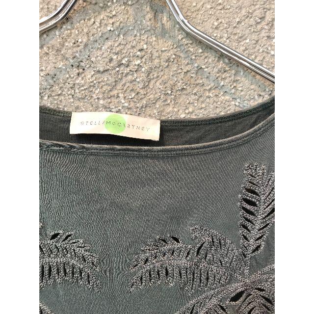 Stella McCartney(ステラマッカートニー)のStella McCartney　ステラマッカートニー　ヤシ刺繍Tシャツ レディースのトップス(Tシャツ(半袖/袖なし))の商品写真