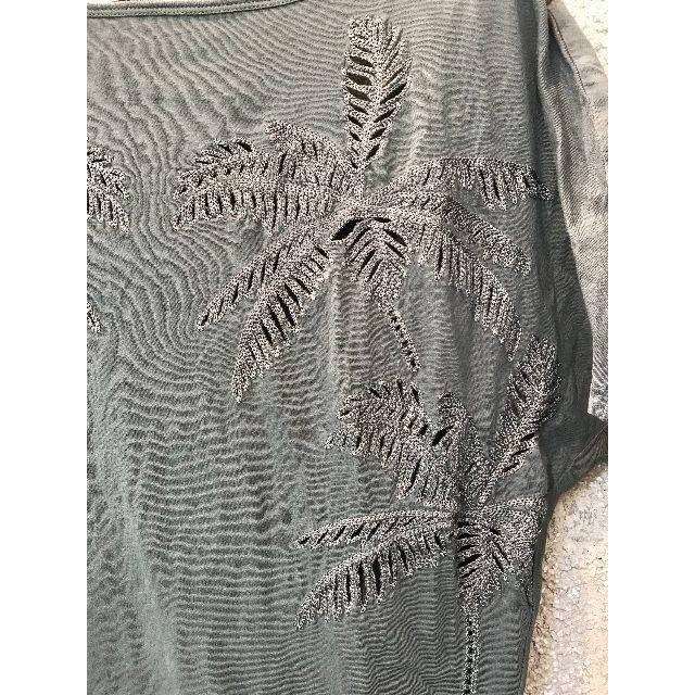 Stella McCartney(ステラマッカートニー)のStella McCartney　ステラマッカートニー　ヤシ刺繍Tシャツ レディースのトップス(Tシャツ(半袖/袖なし))の商品写真