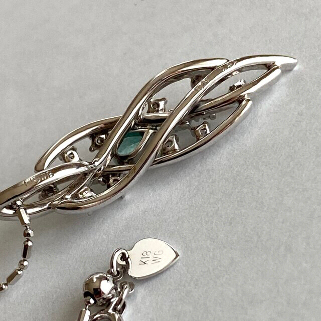 81.K18 ペンダントトップ アクアマリン D 0.19ct-