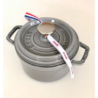 ストウブ(STAUB)のstaub ストウブ　ピコ　ココット　14cm グレー(鍋/フライパン)